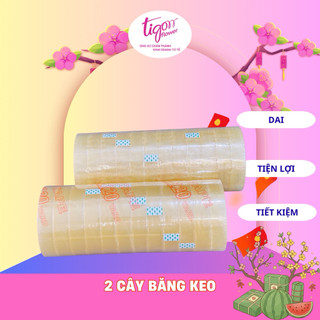 2 cây băng keo chuyên dụng bó hoa 2,4cm (12 cuộn/cây) dai, chắc chắn, tiện lợi