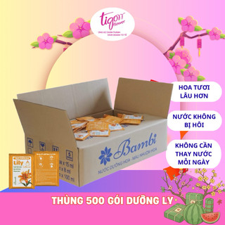 Combo 500 gói nước dưỡng hoa Lily chuyên dụng cho hoa Ly - hoa tươi lâu hơn, rực rỡ hơn và thơm hơn, không cần thay nước