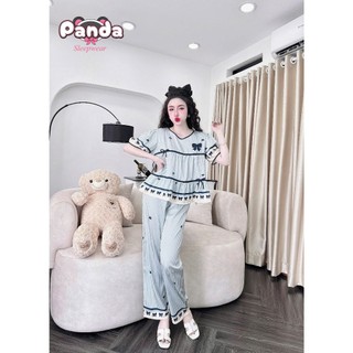 Đồ ngủ pijama quần dài thiết kế babydoll tay bo chun xinh xắn (DB118)