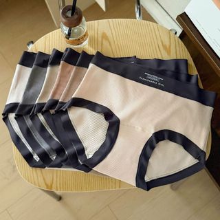 Quần lót nữ cotton gân tăm dày dặn thoáng khí cạp cao tôn dáng gợi cảm in chữ xinh xắn cá tính L5246