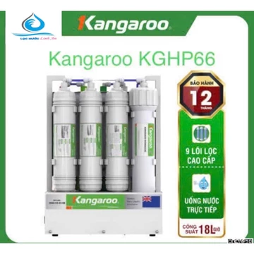 Máy lọc nước để gầm Hydrogen Kangaroo KGHP66, 9 lõi lọc cao cấp