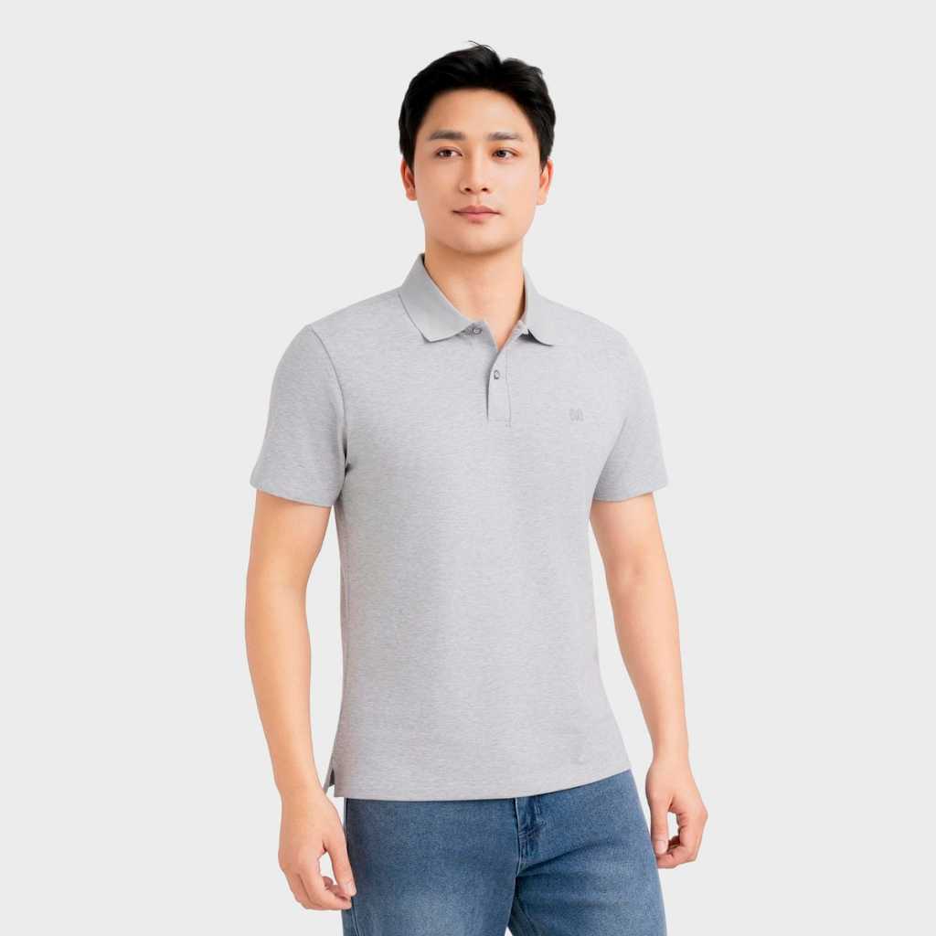 Áo Polo Nam Xám Insidemen Regular Fit Polyester Spandex Thoáng Khí IPS097EDP01