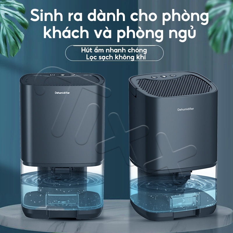 Tixx máy hút ẩm 1L Tiết Kiệm Điện Độ ồn thấp 35dB 36W Máy hút ẩm chạy êm