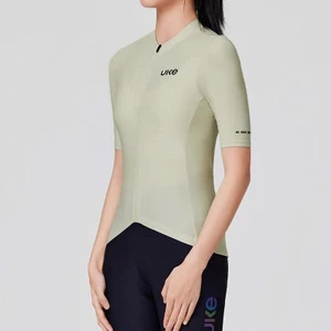 JSS010B - Áo Đạp Xe Nữ UKE Short Jersey Grey – Vải Ý Cao Cấp, Thoáng Khí, Ôm Form Mềm Mại