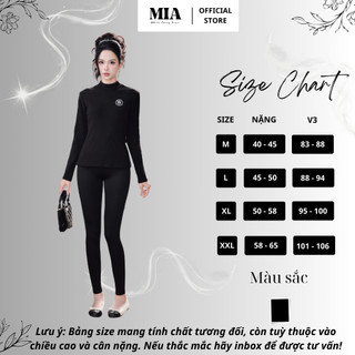 Quần legging nữ MIA chất su đúc cạp cao ôm dáng hack chân dài co giãn tốt Q1