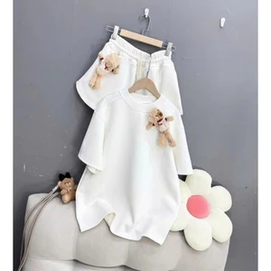 < Tặng Kèm 2 Charm Gấu > Sét Bộ Đui Nữ Basic Dễ Thương Bản Trơn Unisex Chất Poly Hàn Cao Cấp Siêu