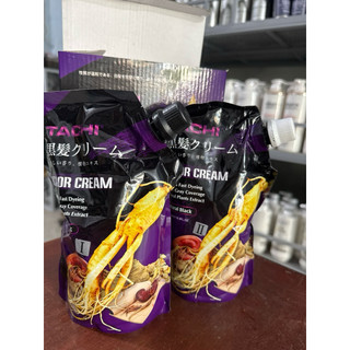 Nhuộm đen phủ bạc nhân sâm TACHI Color Cream mềm tóc, không dính da đầu