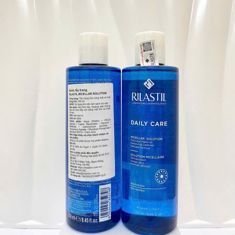 Nước tẩy trang Rilastil Daily Care Micellar Solution (400ml/250ml/100ml) - Phương An House