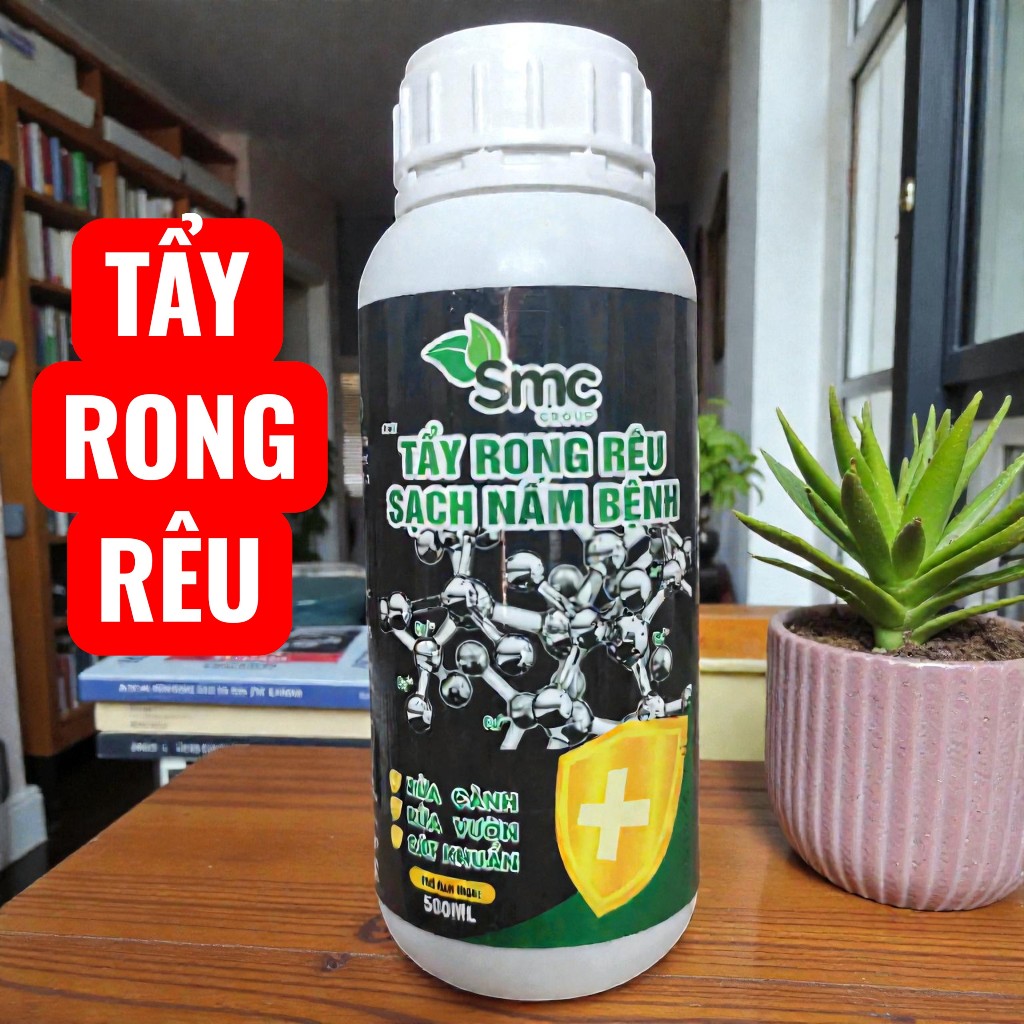 Tẩy rửa rong rêu trên cây trồng, tẩy rong rêu, nấm mốc, địa y, sạch nấm ...