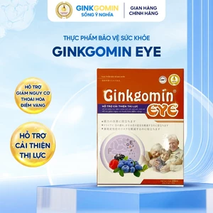 Thức Uống Bổ Mắt Ginkgomin EYE Hỗ Trợ Tăng Cường Thị Lực, Giảm Khô Mắt, Mỏi Mắt, Nhìn Mờ, Bổ Sung Lutein G08