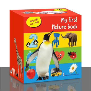 Sách- Bộ 10 Quyển My First Picture Book Thư Viện Hình Ảnh Đầu Tiên Sách Thiếu Nhi Song Ngữ Anh VIệt Cho Bé Từ 0-6 Tuôi