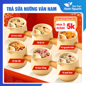 Trà sữa nướng Vân Nam, các set trà mix thơm ngon, nguyên liệu thượng hạng - Thảo Dược Hạnh Nguyên