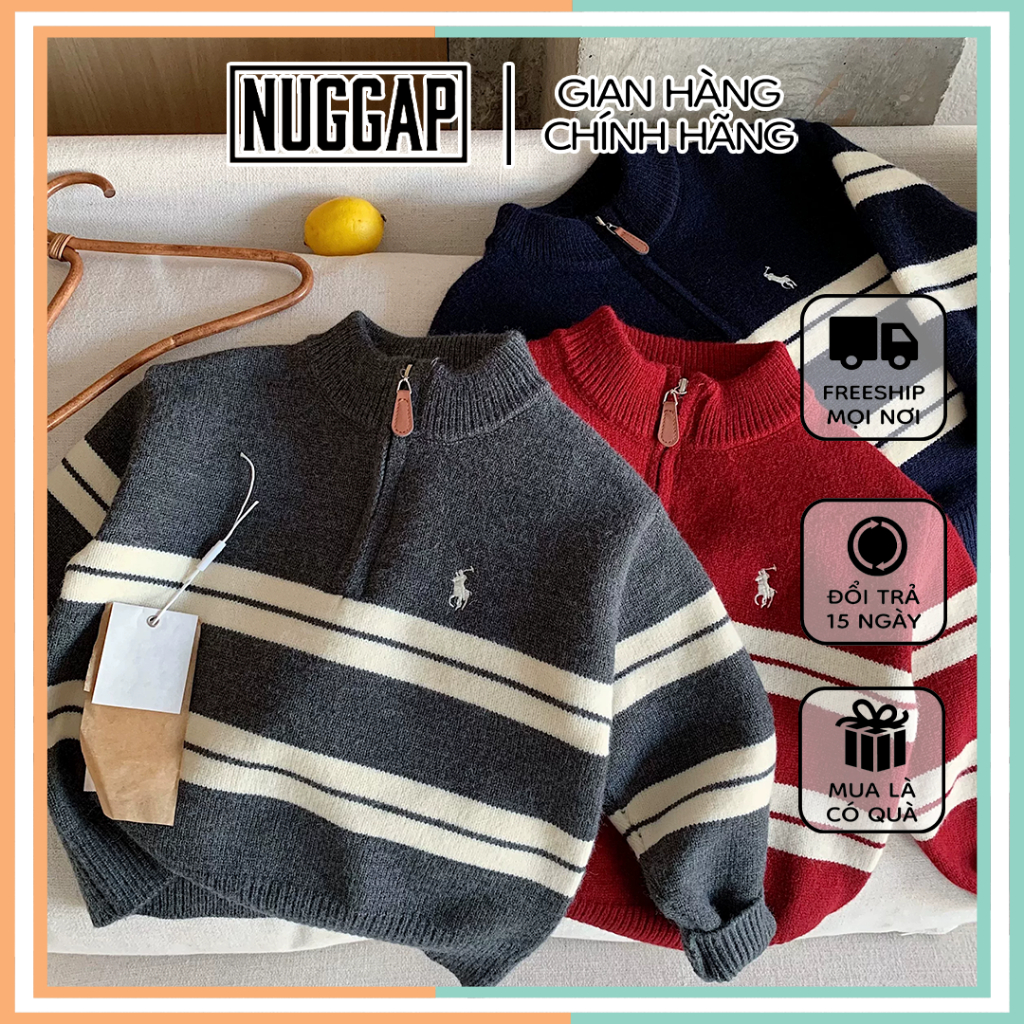 Áo len mùa đông cho bé trai Golf Nuggap
