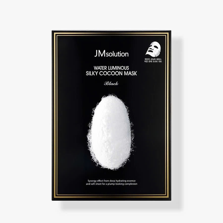 Mặt Nạ JMsolution Water Luminous Mask Black 35ml - Cấm Ẩm, Phục Hồi, Sáng Da - Chính Hãng
