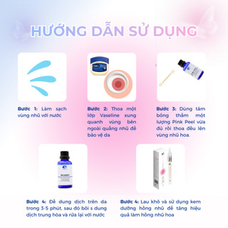 Serum Peel Hồng Nhũ Hoa, Giảm Thâm, Làm Hồng Tự Nhiên, Hiệu Quả 30ml Dr Cosmess