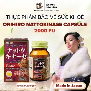 Thực Phẩm bảo vệ sức khoẻ Orihiro Nattokinase 60 viên