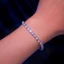 Lắc Tay Platinum Cao Cấp Dành Cho Nam | Đính Đá Moissanite Sang Trọng | LT1121 JULI