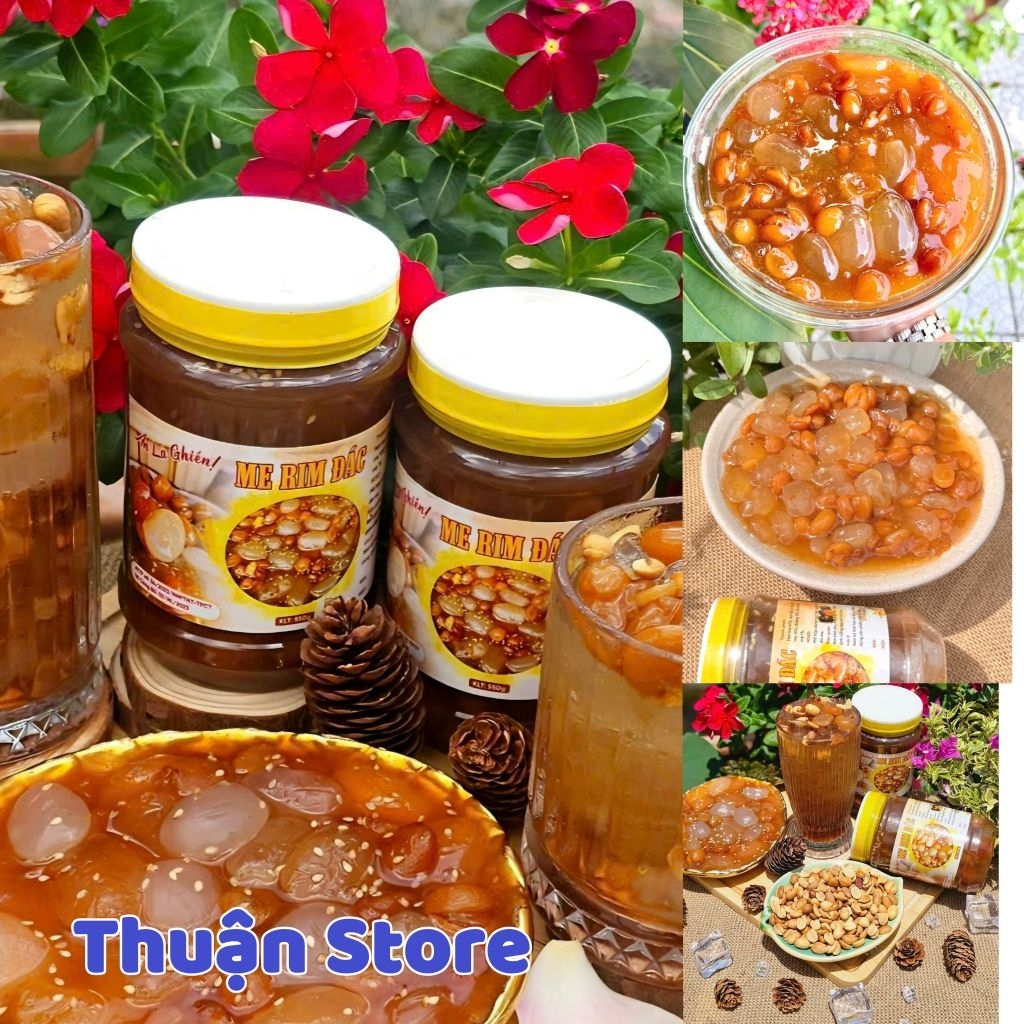 Sale Combo 2 hủ Me Rim Đác Trọng lượng 1,1kg - topping hạt đác dẻo ngon ...