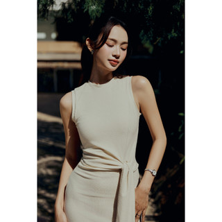 [Best Seller] Đầm Dài Lune Wrap Column, Chất Vải Thun Gân Thoải Mai, WDD083 SOME HOW STORE