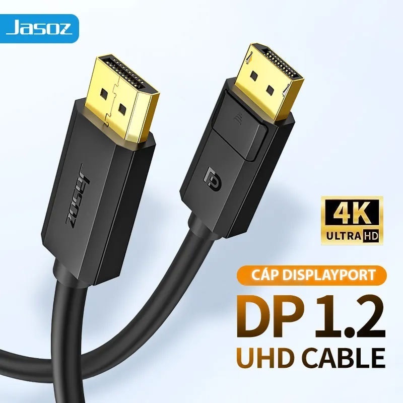 Dây Cáp Displayport 1.2 Hỗ Trợ 4K@60Hz Đầu Cáp Mạ Vàng Chính Hãng Jasoz ...