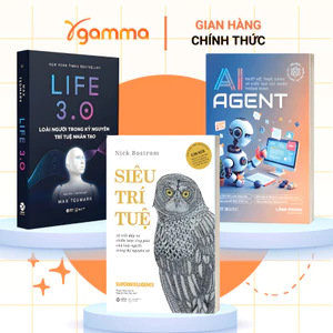 Sách - Combo 3 Cuốn Công Nghệ Al: Ai Agent + Life 3.0 + Siêu Trí Tuệ (Alpha Books)