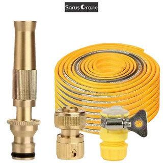 Bộ Vòi Xịt Tăng Áp Tưới Cây Rửa Xe 5M Đa Năng - Dây Mềm Chịu Lực, Vệ Sinh Nhà Cửa, Tắm Thú Cưng