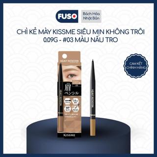 Kissme Chì Kẻ Mày Siêu Mịn Không Trôi 0.09g, Ngăn Thấm Nước