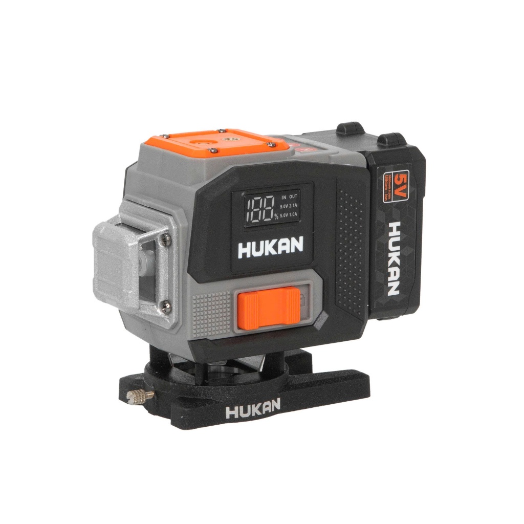 [Tặng chân] Máy cân bằng laser HUKAN G1-LT97, 12 Tia xanh bóng LED, Kèm 2 pin dung lượng cao