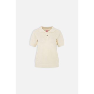 Áo OLV len dệt kim suông rộng Knit Sweetheart Buttoned Ribbed Top nhiều màu phù hợp thu đông