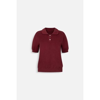 Áo OLV len dệt kim suông rộng Knit Sweetheart Buttoned Ribbed Top nhiều màu phù hợp thu đông
