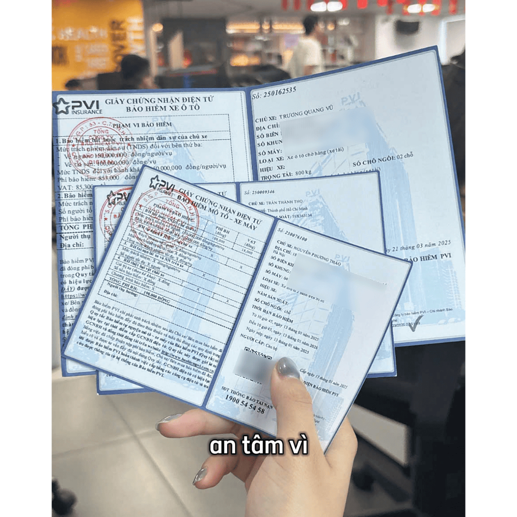 [3-8 Tấn] Bảo hiểm xe Tải, Ô tô chở hàng cho xe không kinh doanh & có kinh doanh, Bảo hiểm xe PVI