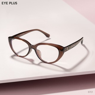 Gọng Kính Mắt Mèo Thời Trang Eye Plus 8701 Kiểu Dáng Thời Trang Kính Nhựa Nhẹ Mặt Thoải Mái Khi Đeo