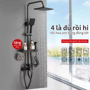 Vòi sen đứng bằng thép không gỉ 304, vòi sen hai chế độ nóng/lạnh, tiết kiệm nước áp suất cao.