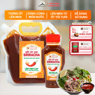 Tương Ớt Sriracha Tomato T&P , Tương ớt hữu cơ Sriracha, Dùng Chấm Đồ Chiên Nướng, Tương Ăn Phở