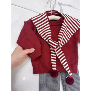 Bộ len dày dặn,đáng yêu cho bé gái 6-11kg
