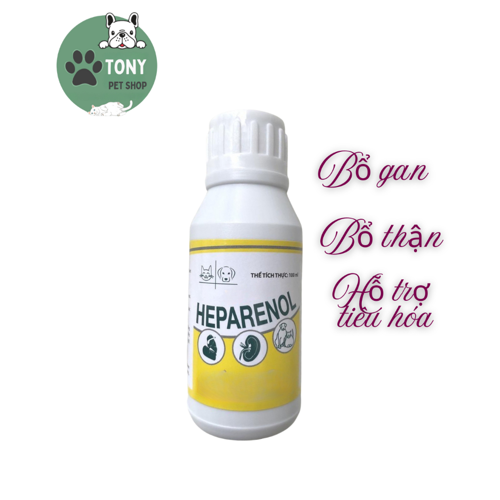 bổ gan dạng siro cho chó mèo, combo 2 lọ 100ml