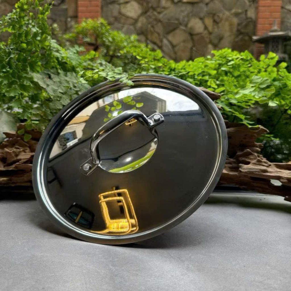 Nắp Nồi Inox Nhiều Size 16-18-20-22-24-28Cm Nắp Vung Nồi Inox Dày Dặn