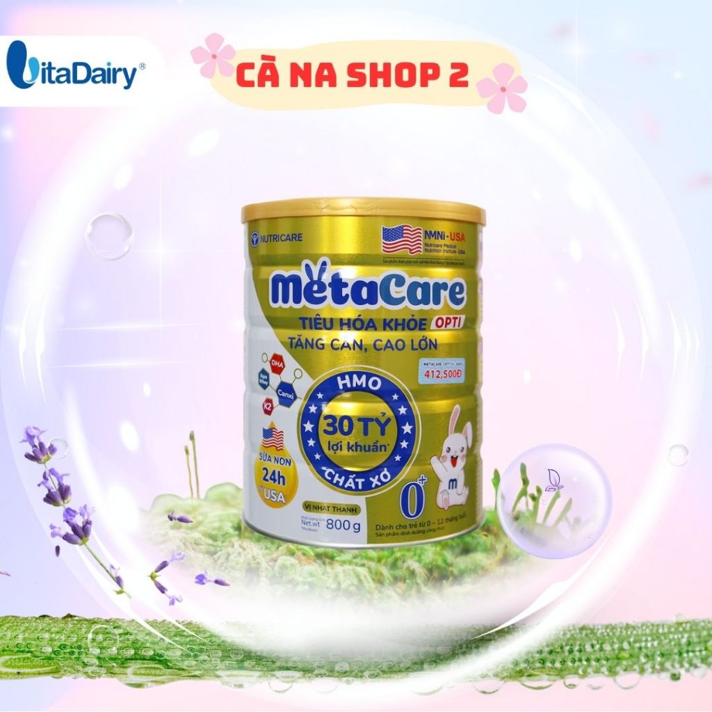 METACARE OPTI MỚI 0+ - TIÊU HÓA KHỎE, BÉ TĂNG CÂN, CAO LỚN - Nutricare ...