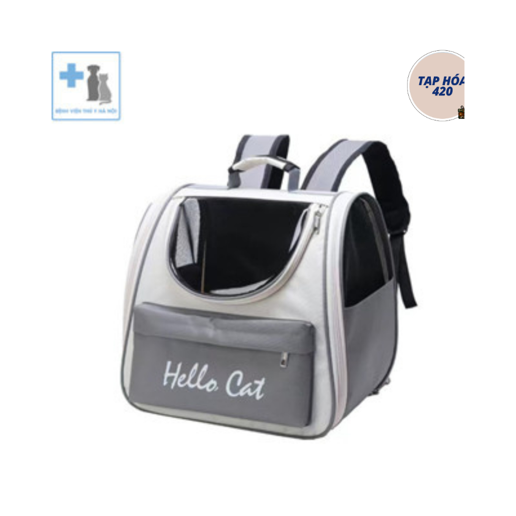 balo cho chó mèo cưng hello cat , mua theo bombo