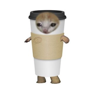 Móc khoá Trà đồ uống   "Bất ổn" meme