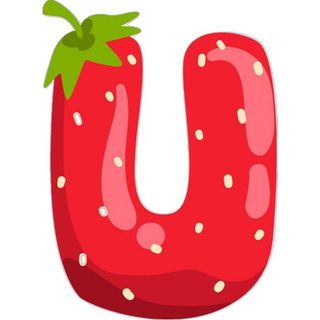 Móc khoá bảng chữ cái Trái Dâu