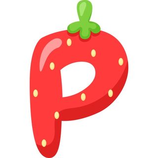 Móc khoá bảng chữ cái Trái Dâu