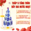 Tháp Gỗ Bày Bia Nước Ngọt 5 Tầng - Gỗ nhân tạo cao cấp Thắp Hương Cúng Dường Dâng Lễ