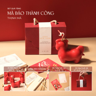 Set quà tặng Tết "Mã Đáo Thành Công"-Oniõ,hương tinh dầu thiên nhiên,QTT-009