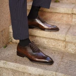 Giày  Tây Nam Oxford RS10-K13  Da Bê nhập Itlia ,Thương hiệu  AUGURIS , Đế cao 4cm bảo hành 12 tháng — ảnh 6