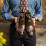 Giày  Tây Nam Oxford RS10-K13  Da Bê nhập Itlia ,Thương hiệu  AUGURIS , Đế cao 4cm bảo hành 12 tháng — ảnh 7
