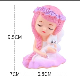 Phụ Kiện Trang Trí Bánh Kem [FREESHIP❤️] Combo 5 Em bé thiên thần, công chúa Trang Trí Bánh Kem Cho Tiệc Sinh Nhật