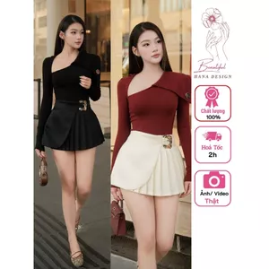 Áo Thun Tay Dài Trơn Chuẩn CHOUCHOU Đính Charm Chất Thun Co Giãn 4 Chiều Đanh Mịn Dáng Ôm