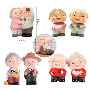 Phụ Kiện Bánh Sinh Nhật [FREESHIP🚗] -Combo 5 Ông và bà rời trang trí bánh kem, bánh sinh nhật
