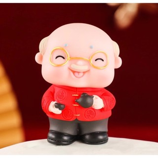 Phụ Kiện Bánh Sinh Nhật [FREESHIP🚗] -Combo 5 Ông và bà rời trang trí bánh kem, bánh sinh nhật